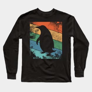 Retro Penguin Long Sleeve T-Shirt